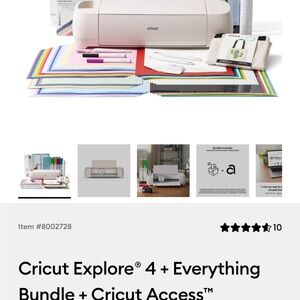 Cricut Explore 2 + Everything Bundle